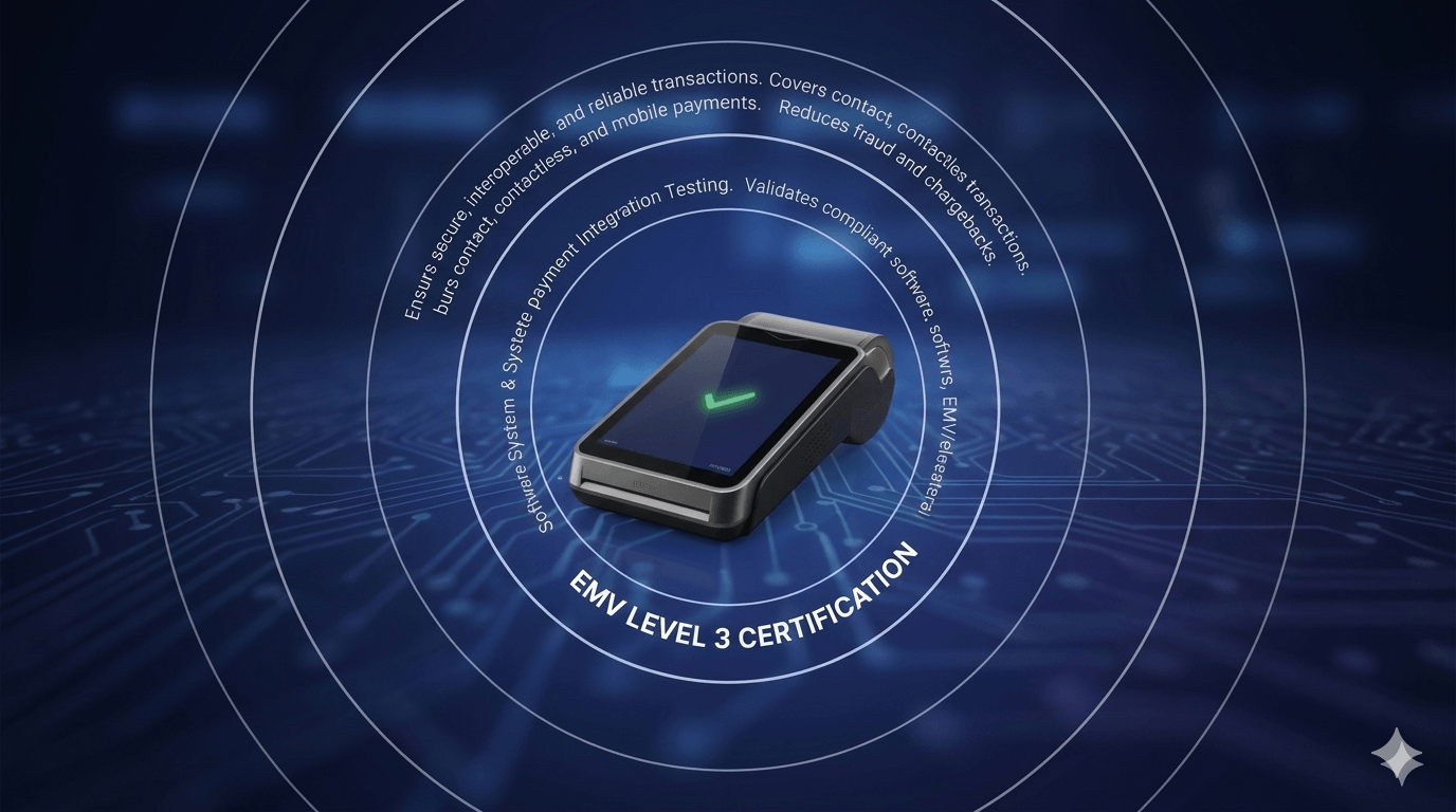 What is an EMV level 3 certification?