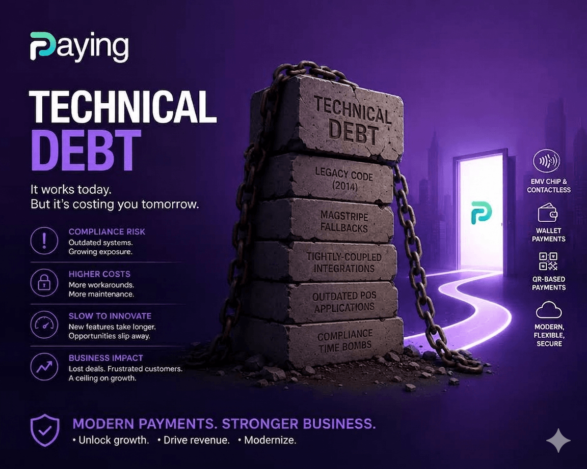 What payment technical debt actually looks like