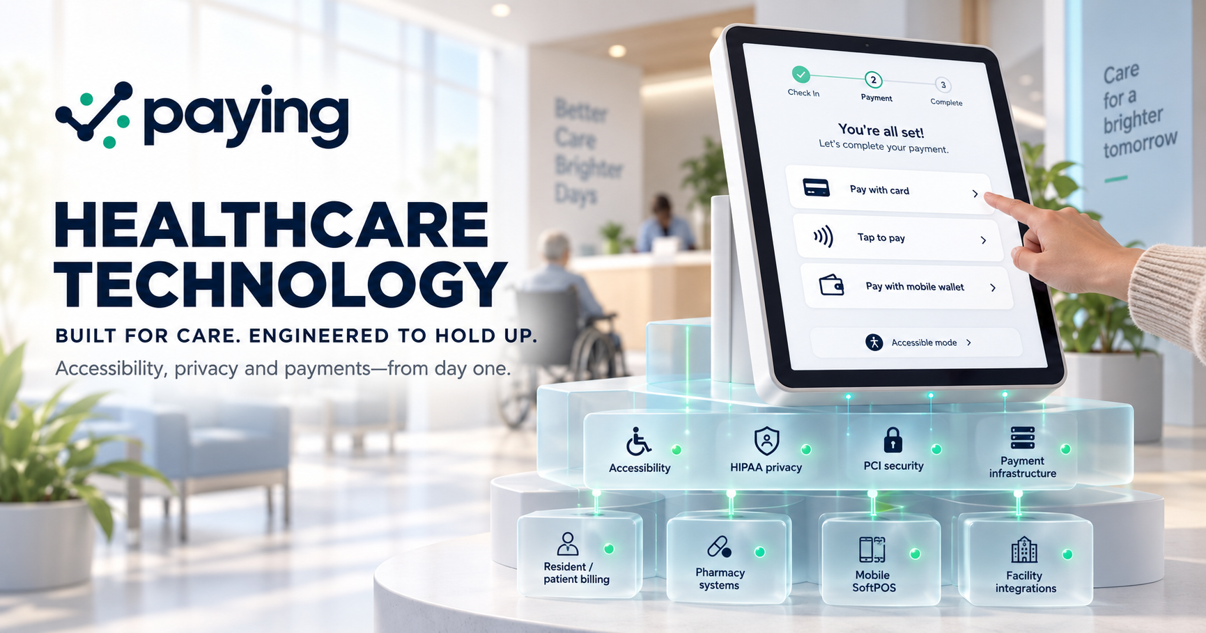 Healthcare Technology: built for care environments, engineered to hold up