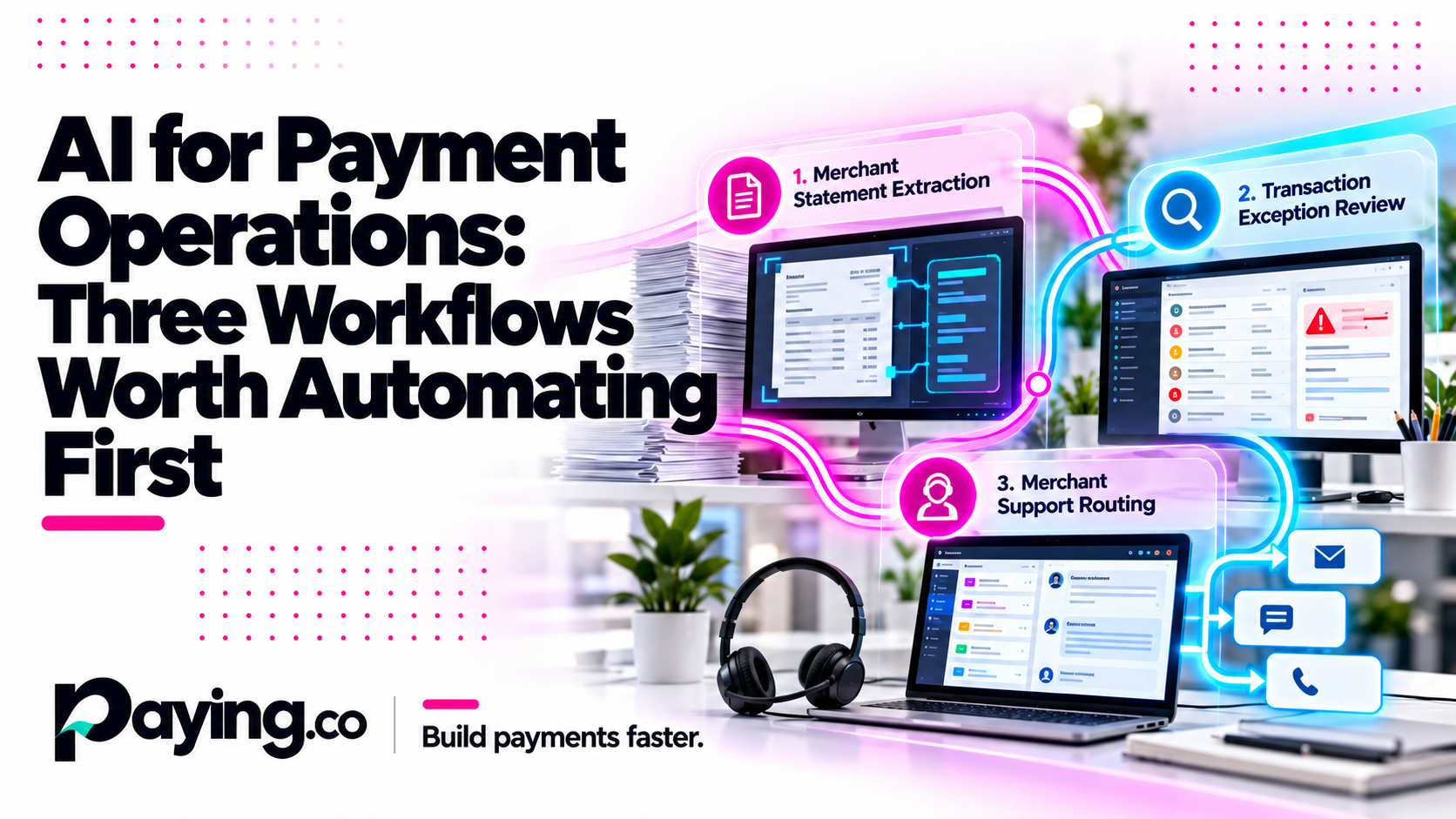 AI for Payment Operations: Three Workflows Worth Automating First